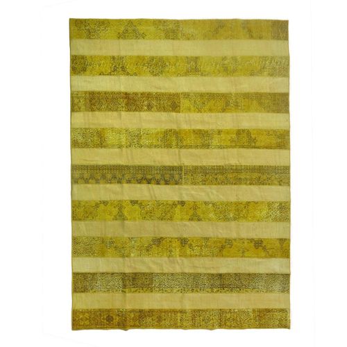 Tapete Turco Parallel Hemp Amarelo 246X298M