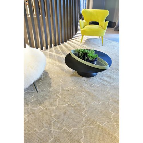 Tapete Indiano Venice Bamboo 2.00X3.00 Cinza Abdalla