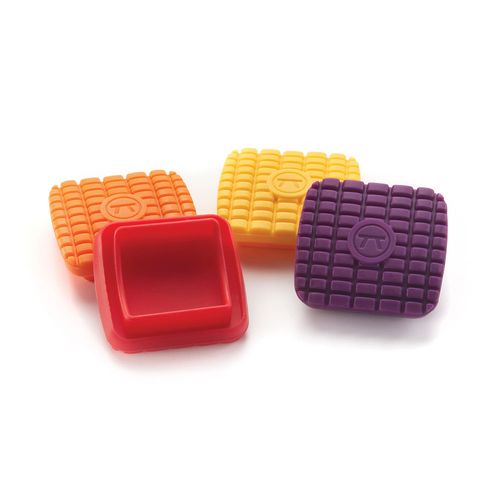 Kit Com 4 Passadores De Manteiga Colorido Outset F130 Prana