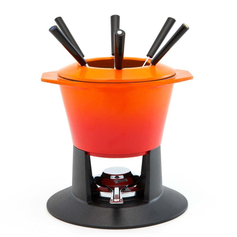 Fondue-Gourmand-em-ferro-laranja-Le-Creuset