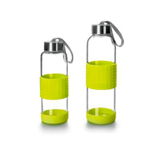 Garrafa Vidro Com Tampa 500Ml Verde N. Ibili