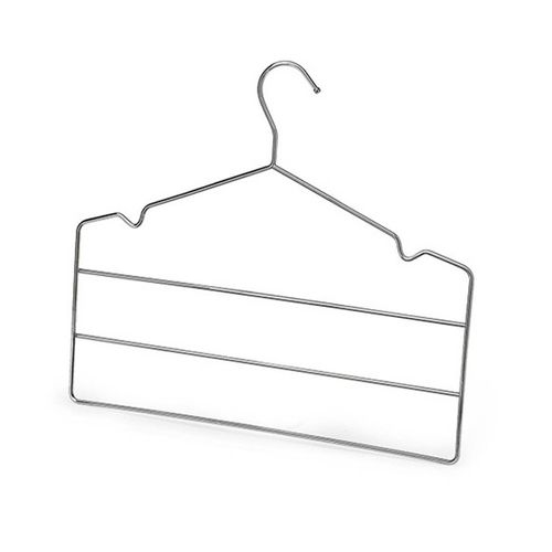 Conjunto Cabides Triplo Calca 2 Peças Cromado