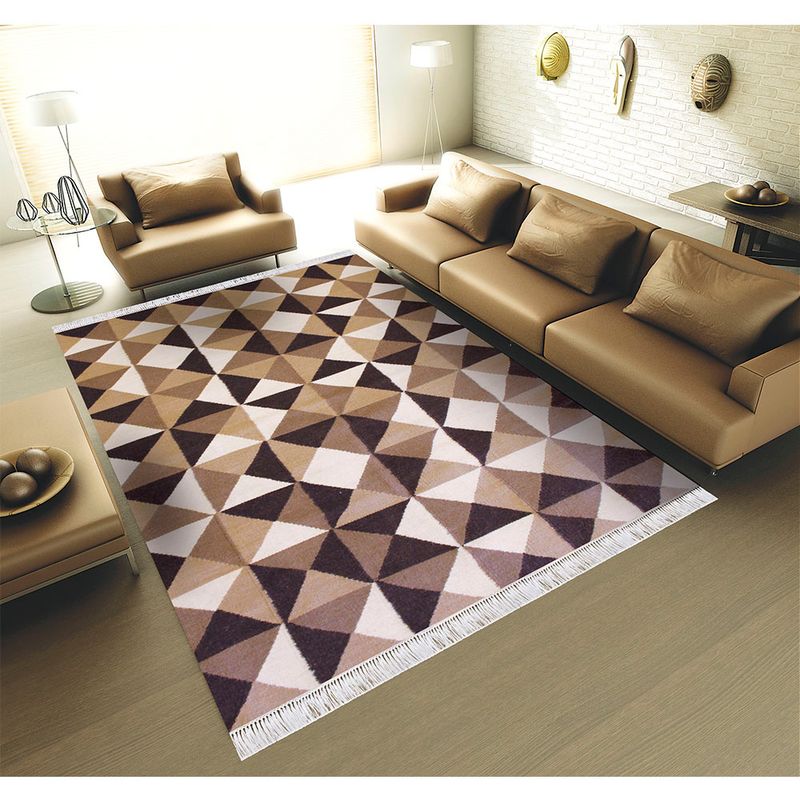 TAPETEINDIANOKILIMGEO200X250DES1MARROMBG