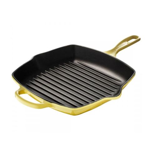 Grelha Quadrada 26cm Amarelo Dijon le Creuset