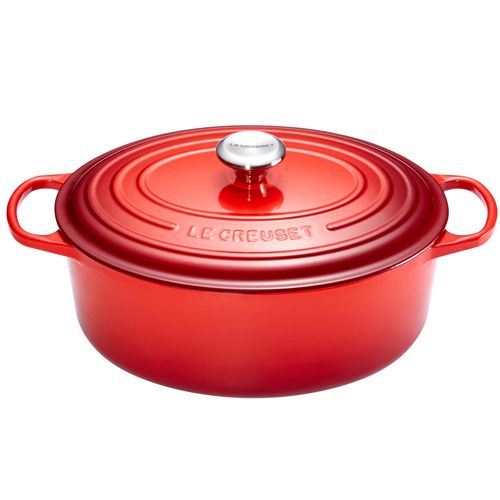 Panela Oval 35cm Signature Vermelho le Creuset
