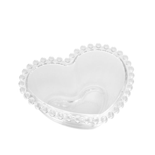Bowl Cristal De Chumbo Coração Pearl 19X15X6 Cm  Wolff