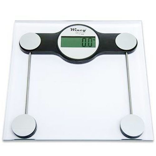 Balança Digital 180Kg Vidro Te Transparente Wincy