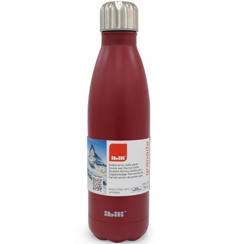 Garrafa Térmica Thermo Hermética 500Ml Vermelho Ibili
