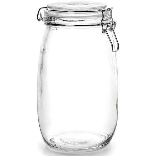 Pote Vidro Red 1,470 ml Transparente Ibili