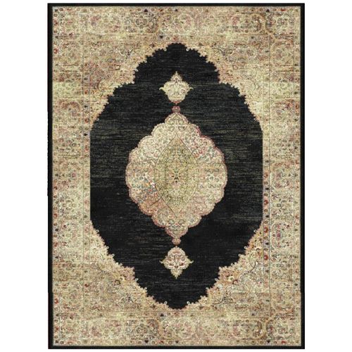Tapete Belga Harmony 2.40X3.40 Preto 9935 Abdalla