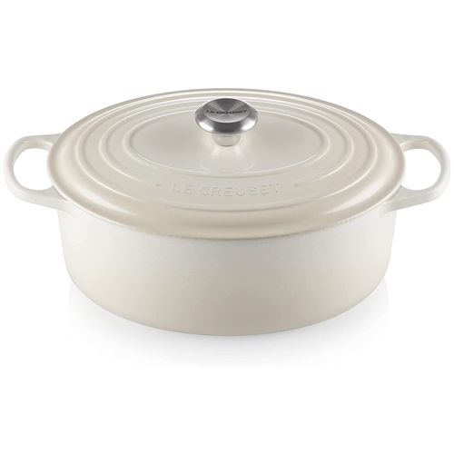 Panela Oval 31cm Signature Branca le Creuset