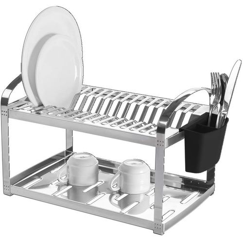Escorredor De 16 Pratos Inox Brinox