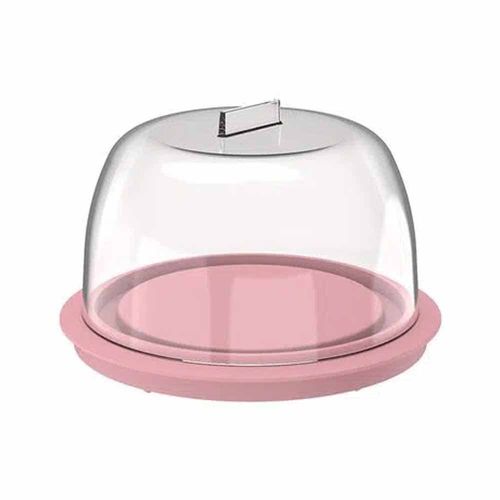 Porta Queijo Minas Break Rosa Quartz Ou