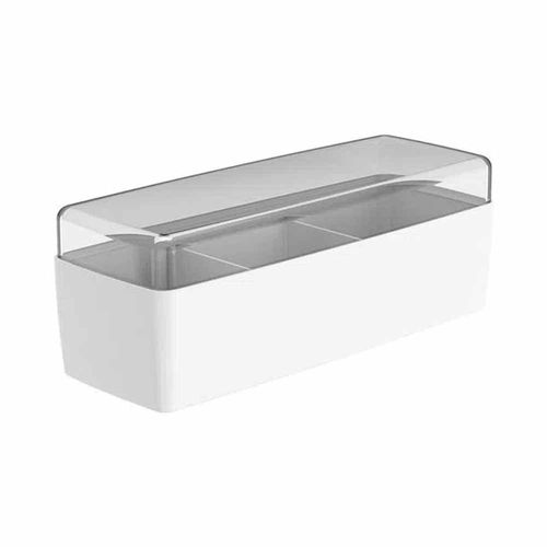 Porta Sachê com Tampa Bistrô Branco Ou