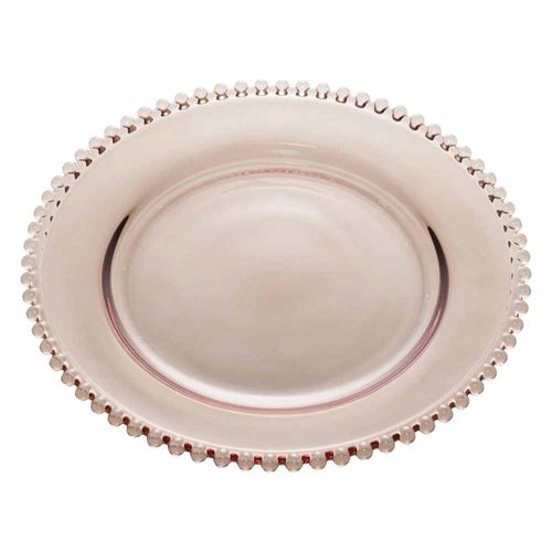 Prato Cristal Pearl 28cm Fume Rojemac