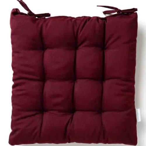Assento Futton  40x40cm Oxford Vinho Artesanal Teares