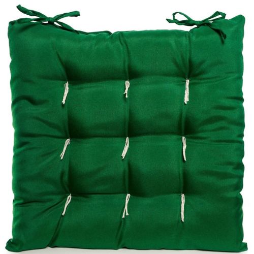 Assento Futton 60x60cm Oxford Verde Bandeira Artesanal Teares