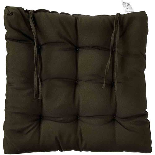 Assento Futton Oxford 0,60X0,60 Verde Militar  Artesanal Teares