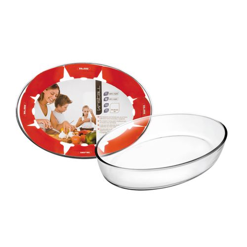 Refratrário Oval Kristall 0,23X0,16 1L 6/6 Ibili