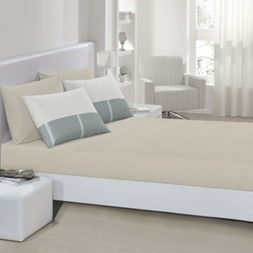 Jogo De Cama Royal Bege Casal