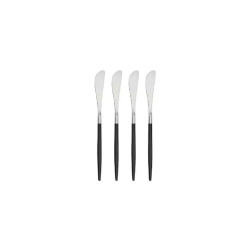 Conjunto de Espátula Manteiga 4 Peças - Preto