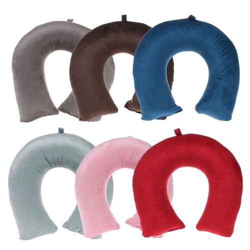 Almofada Para Viagem Suede Sortido -Hiper Textil