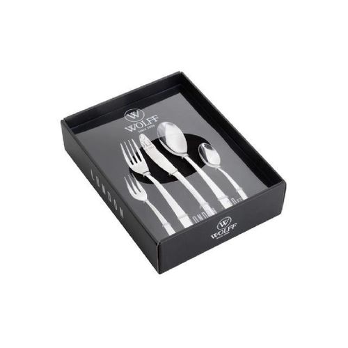 Faqueiro 30pçs London Forjado Liso Aço Inox  - Wolff - 79992