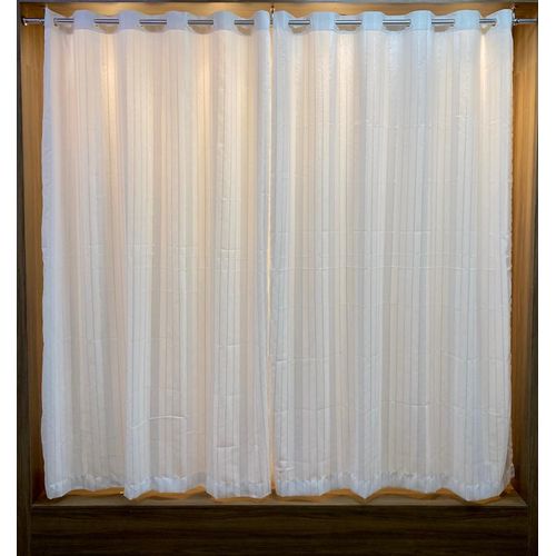 Cortina Doural Voil Com Forro 200x180m  - Bege