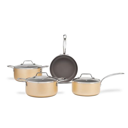 Jogo de Panelas Ceramic Life 4 Peças Coast com Ind. Brinox