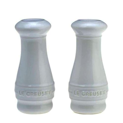 Saleiro e Pimenteiro 12cm Branco le Creuset