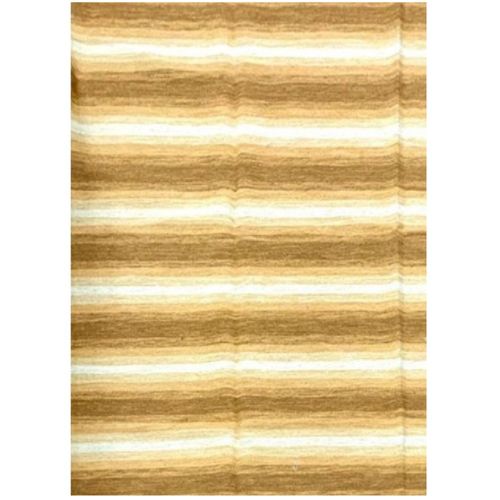 Tapete Indiano Kilim Stripes 06 Terra 2,50x3,500m - Feito a Mao