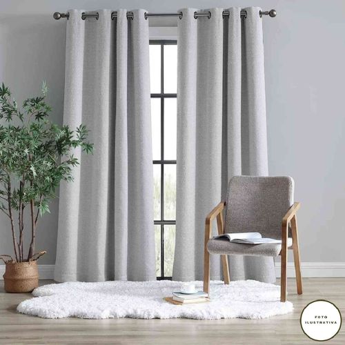 Cortina Dallas Blackout Flat  200x180 Branco