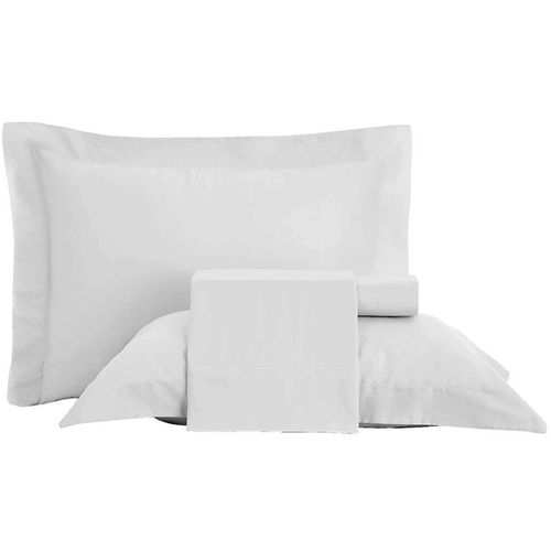 Jg De Cama 4pc  Altenburg Liso Casal Branco