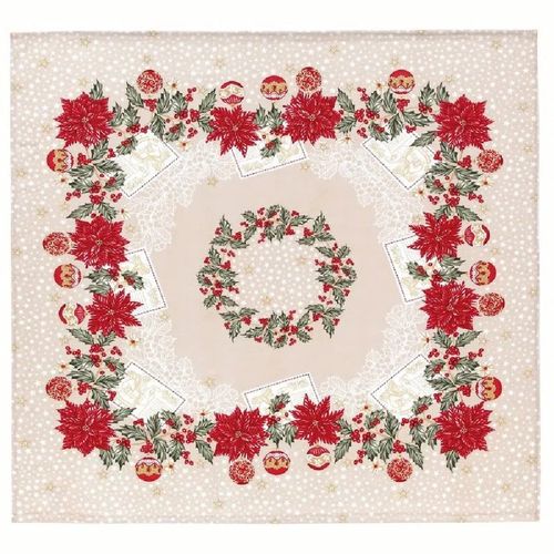 Toalha De Mesa Dohler  Natal  0,78x0,78 Estampado
