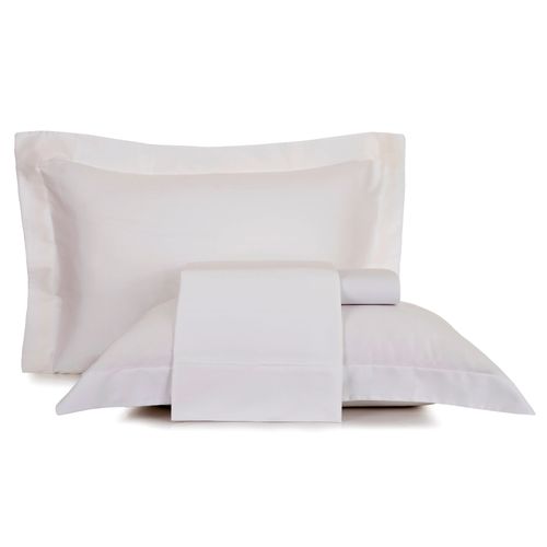 Jogo De Cama Altenburg 4pc Liso Queen Branco
