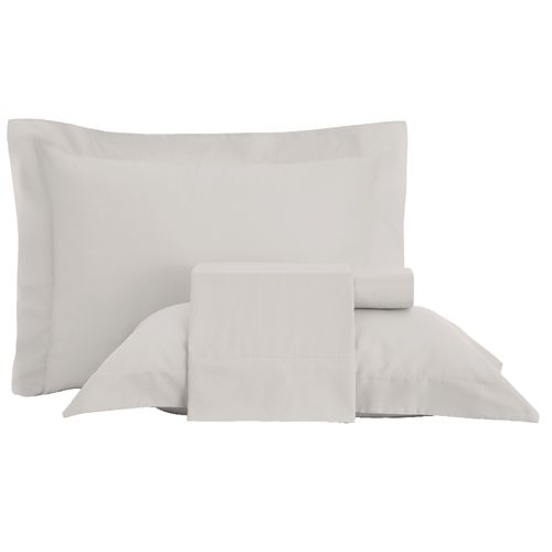 Jogo de Cama 4pc Liso Casal Greige