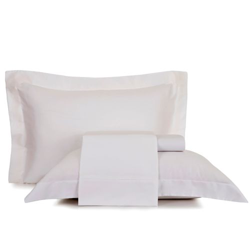 Jogo de Cama 4pc Liso Queen Greige