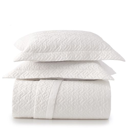 Jogo de Colcha Altenburg 3pcs Marche Queen Branco