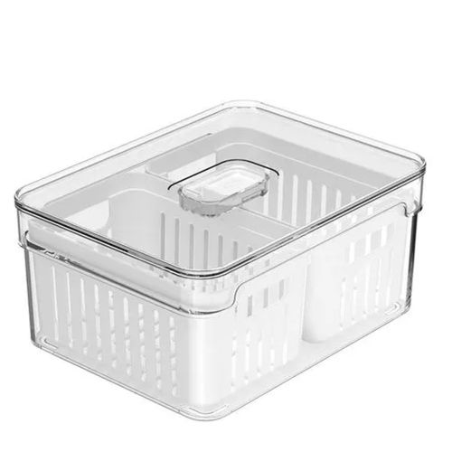 Organizador Clear Fresh 2,2l 2 Cest Natural