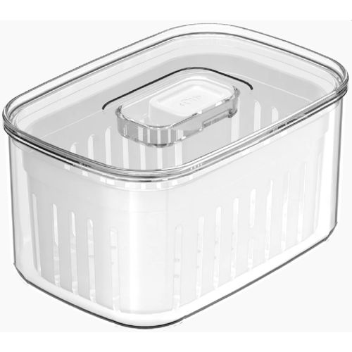 Organizador Clear Fresh 0,65l Cesto Natural