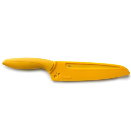 Faca de Pao Inox Ibili 26cm Laranja