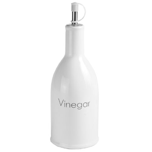 Garrafa de Vinagre Ibili 500ml Ceramica Branco