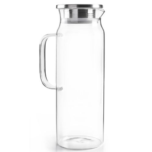 Jarra de Borosilicato 1,5 l Ibili Com Tampa Inox