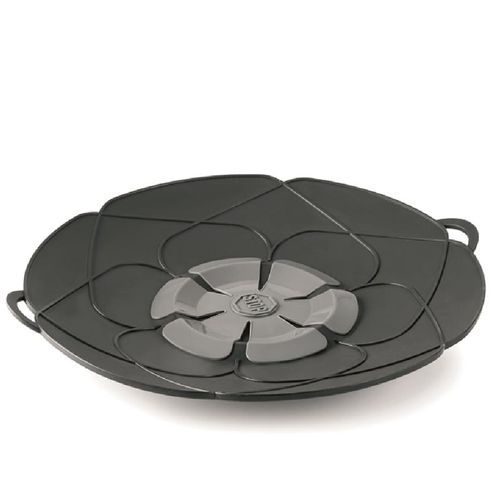 Tampa Anti-derramamento Ibili 29 cm Silicone Preto