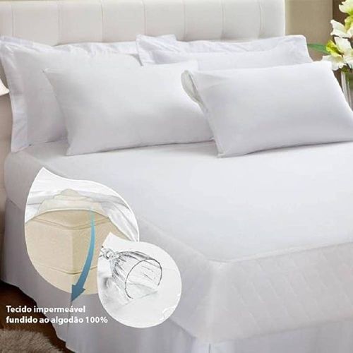 Protetor Para Colchão Impermeavel Casal Branco 79739999U Kacyumara