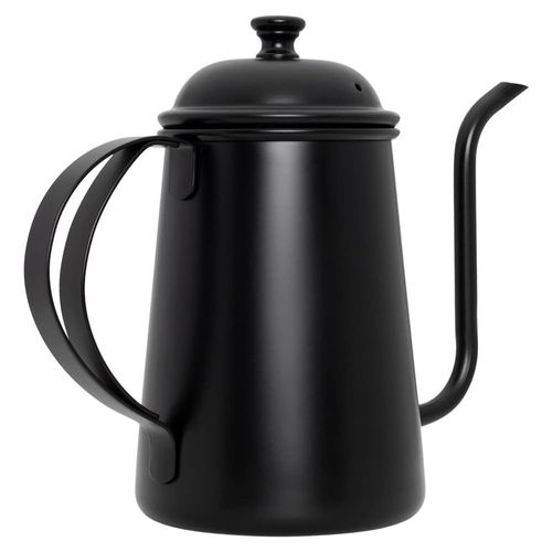 Bule de Bico Fino em Aço Inox 700ml Black - Mimo