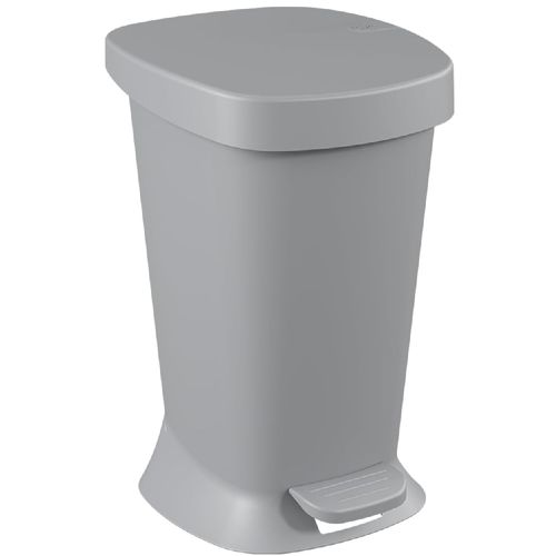 Lixeira C/pedal New Square 5l Cinza Frio