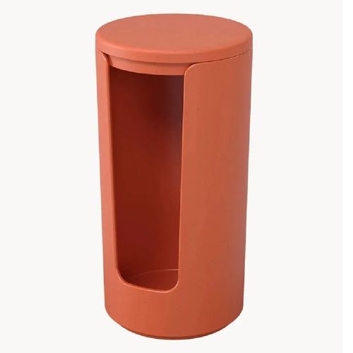 Porta-algodao Disco Serene Laranja