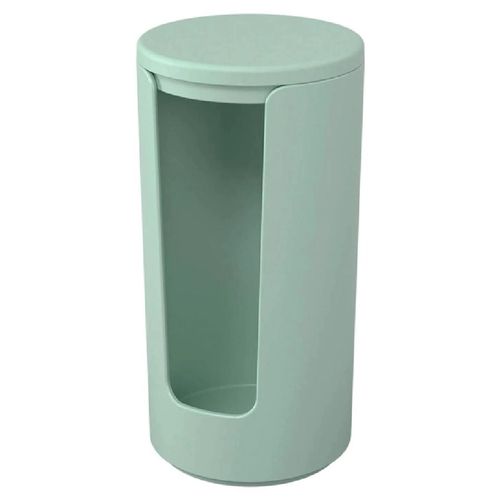 Porta-algodao Disco Serene Verde Jade