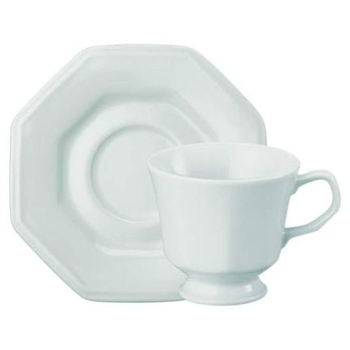 Xicara Cha c/ Pires 200ml Branco Prisma Schmidt